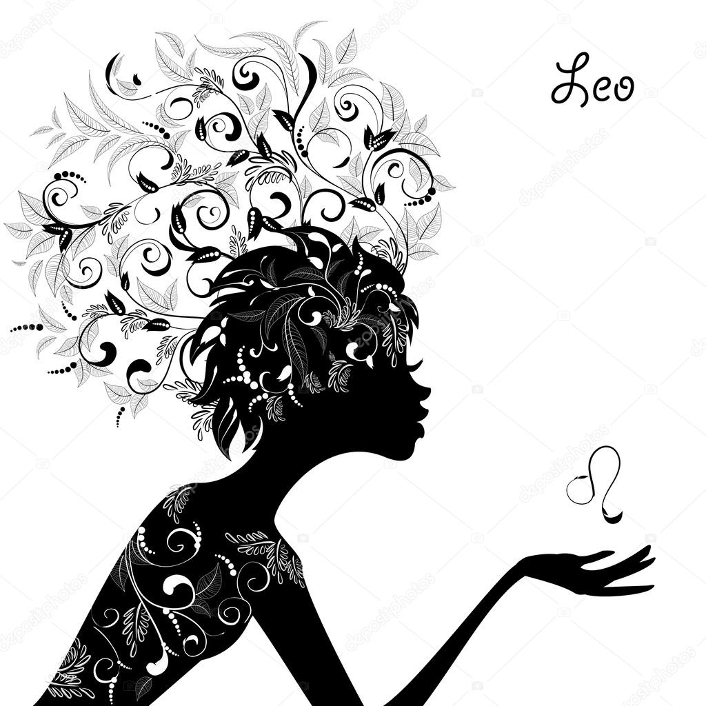 Download Zodiac sign leo — Stock Vector © Oksana #49786975
