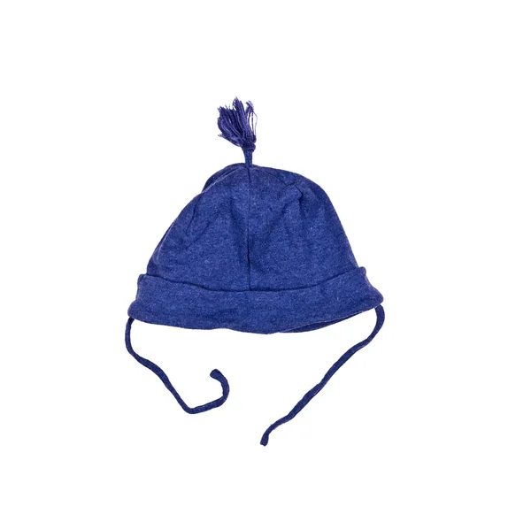 Casquette bleue pour le nouveau-né — Photo