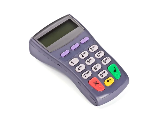 Istemci, elektronik ödeme için PIN pad, klavye — Stok fotoğraf