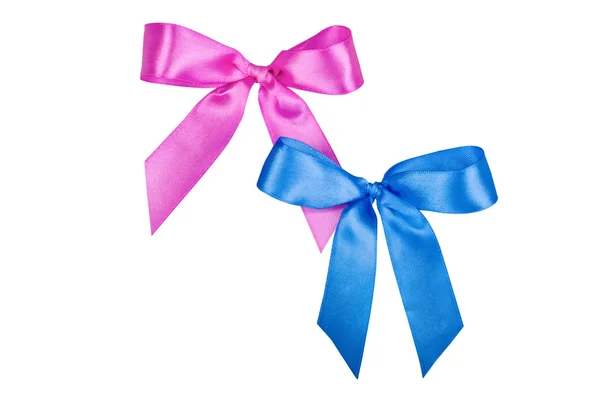 ピンクとブルーの弓 — ストック写真