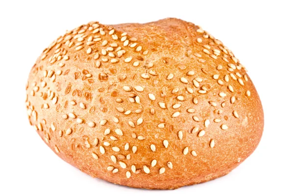 Brot, Brötchen mit Sesam bestreut — Stockfoto