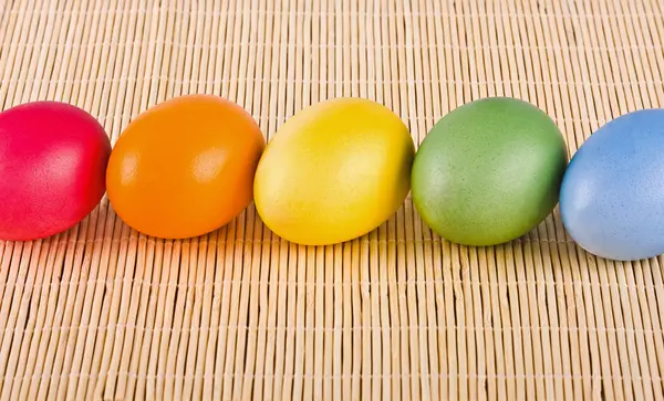 Multi coloured eggs — Stock Photo, Image