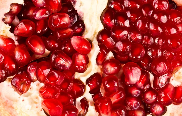 Granada roja jugosa en grano — Foto de Stock