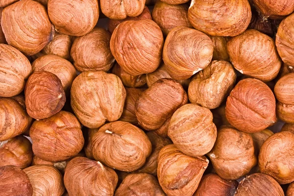Pozadí z čerstvé ořechy — Stock fotografie