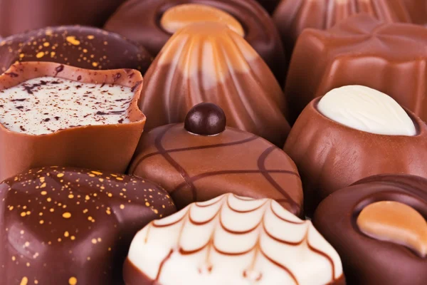 Heerlijke chocolade dessert close-up — Stockfoto