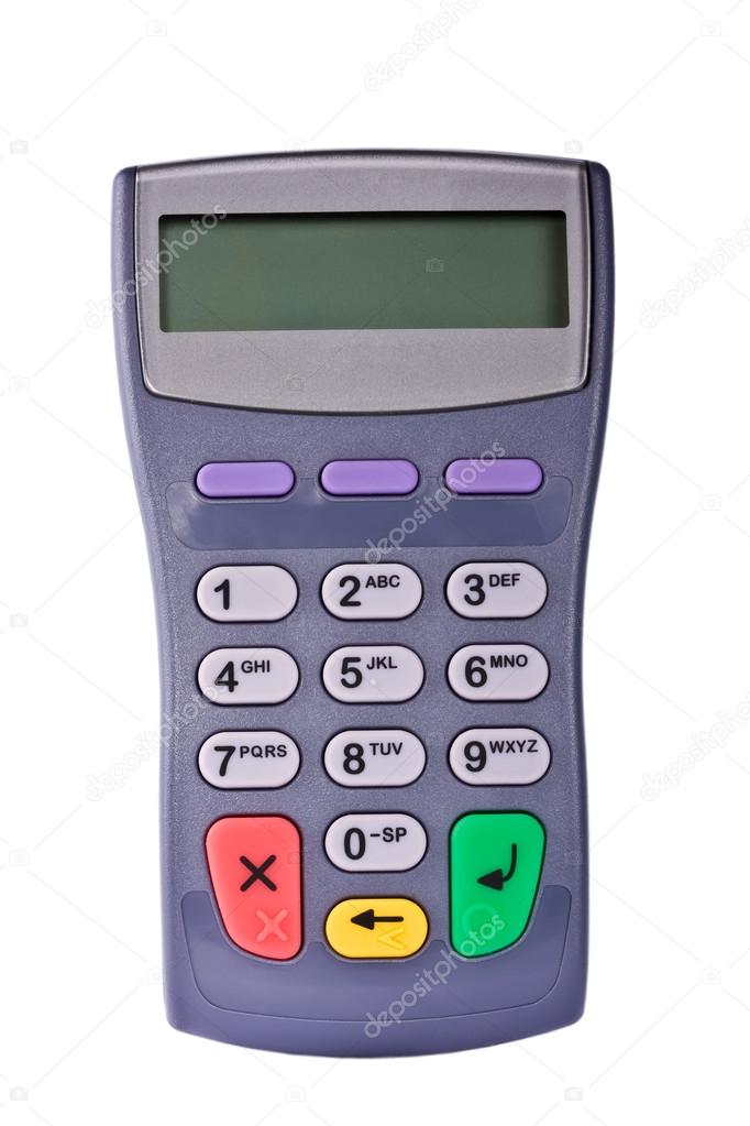 The PIN-pad, keyboard for client, electronic payment