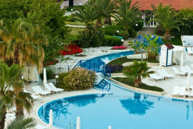 Bölge yuvarlak havuz