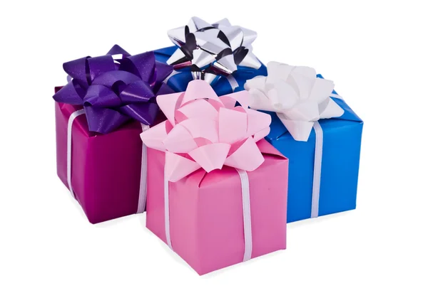 Cajas con regalos — Foto de Stock