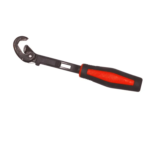 Red monkey wrench — Stock Photo, Image