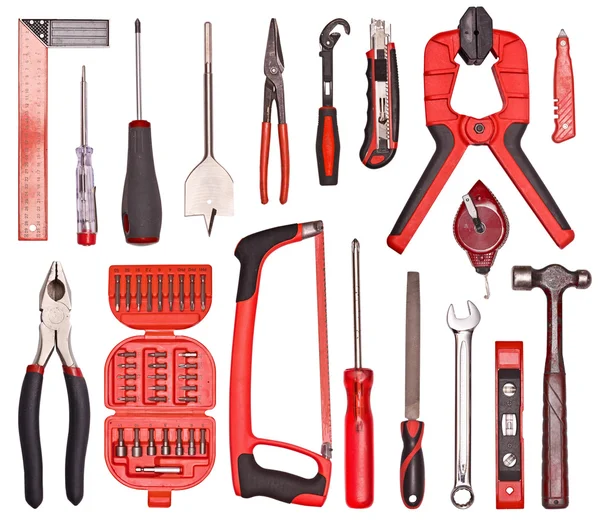 Un conjunto de muchas herramientas diferentes —  Fotos de Stock