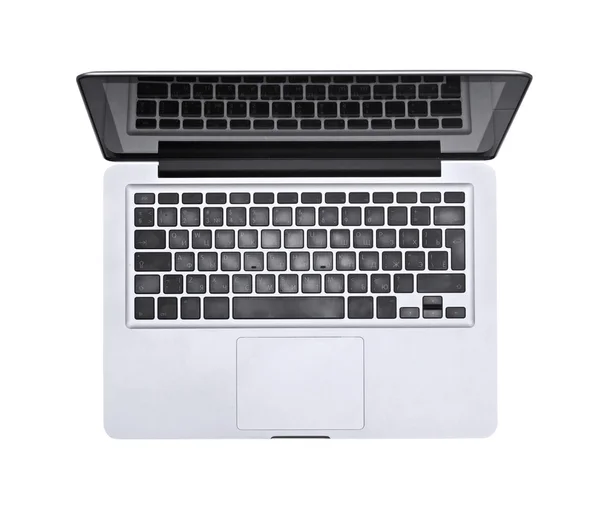 Moderne metalen laptop — Stockfoto