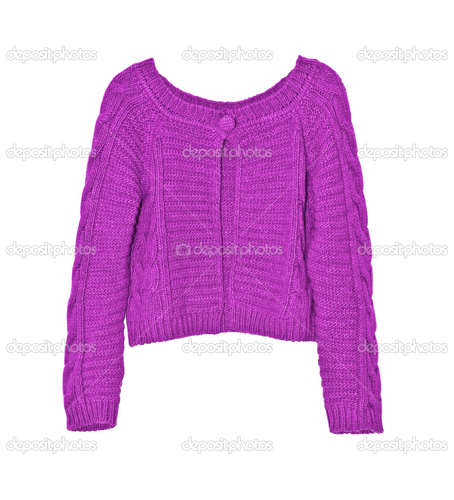 Bright female sweater