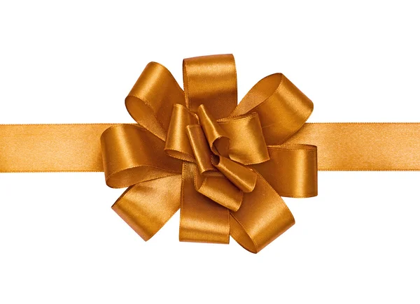 Gold bow — Stock Photo, Image