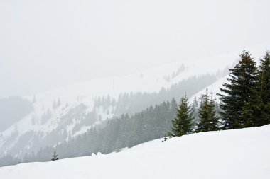 snowfall, Kirhberg, Austria