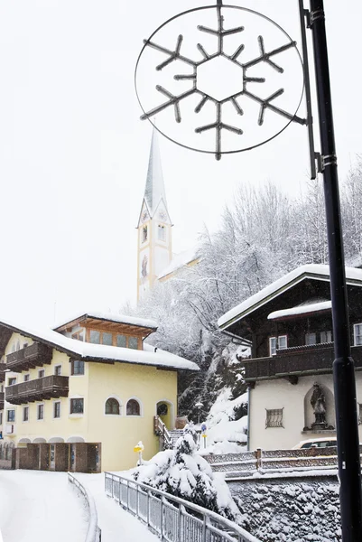 Kirhberg, Austria, Tirolo. Pfarrkirche — Foto Stock