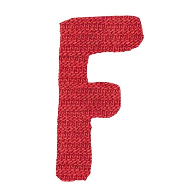 harf f alfabesi, tekerlek teli yapısı örme