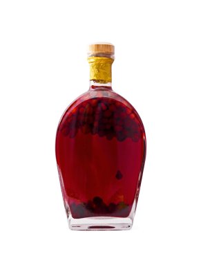 Pembe şarap, likör ve yabani çilek