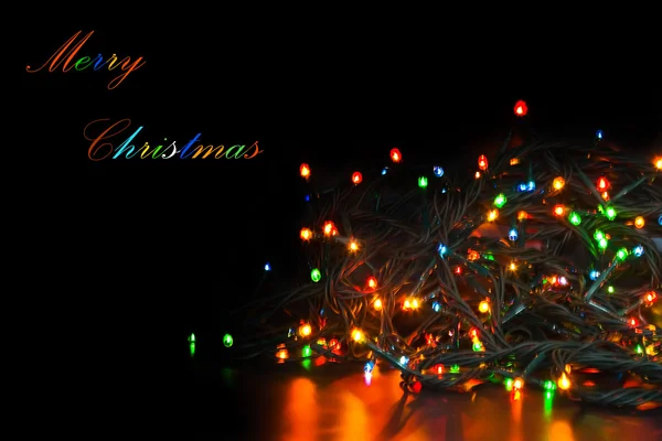 Christmas light garland — Stock Photo, Image