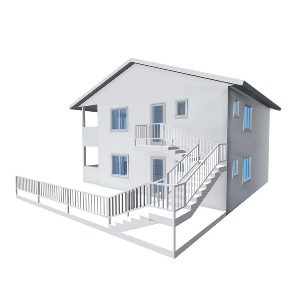 Model architektury domu — Zdjęcie stockowe