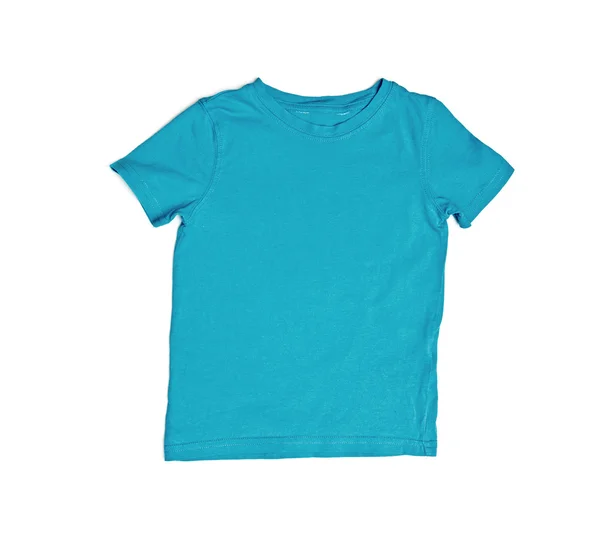 Kinderbekleidung - blaues Hemd — Stockfoto