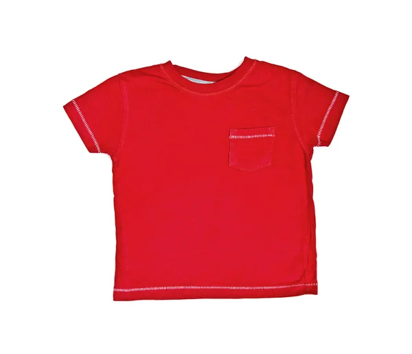 Ropa de niños - camisa roja — Foto de Stock