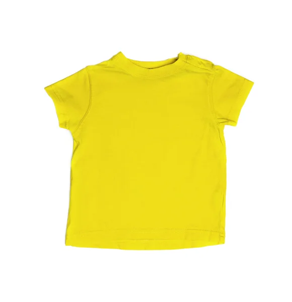 Vêtements pour enfants - chemise jaune — Photo