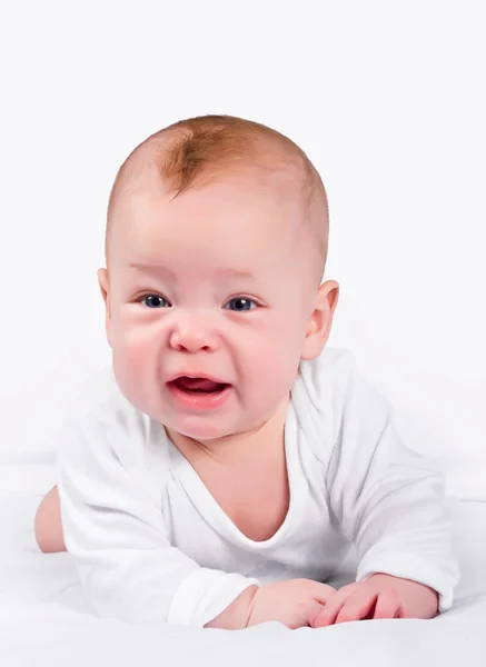 Baby cries — Stockfoto