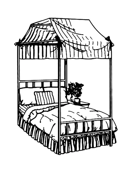 Schets bed — Stockfoto