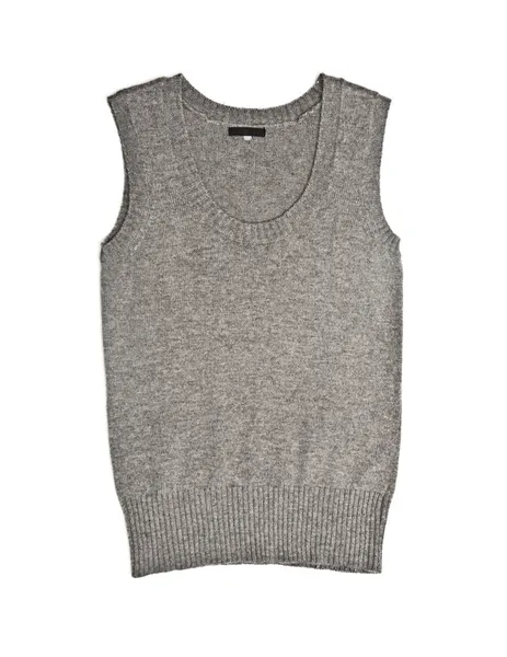 Grey sleeveless — Stock Photo, Image