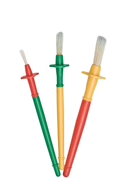 Children's brushes — Stock Photo, Image