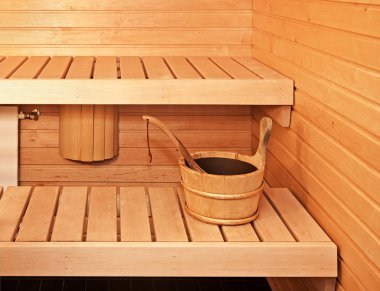 Ahşap sauna kovası