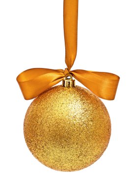 kurdele ile altın christmas Küre