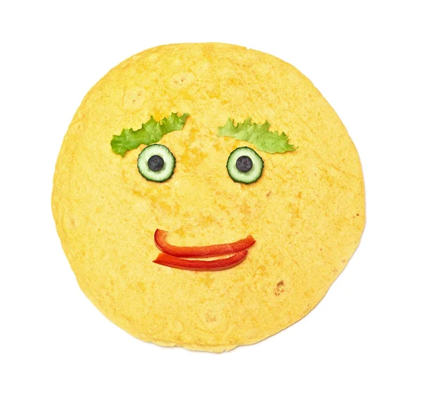 Face pancake — Stock Photo, Image