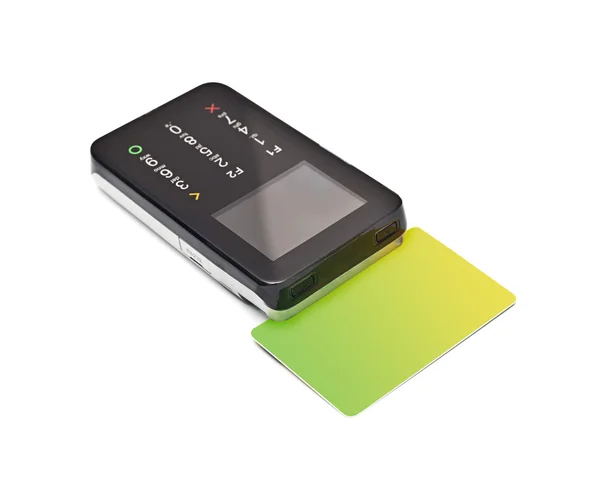 Payment terminal, card — Stockfoto