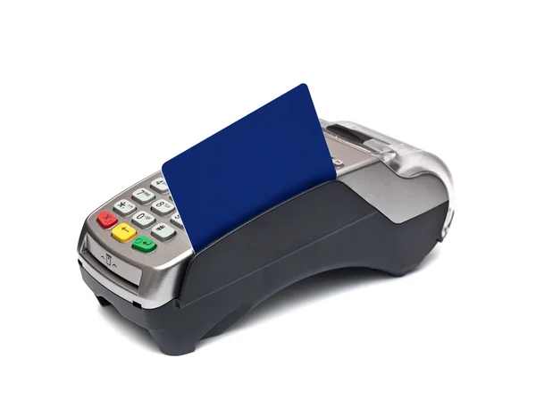 Payment terminal, card — Stok fotoğraf