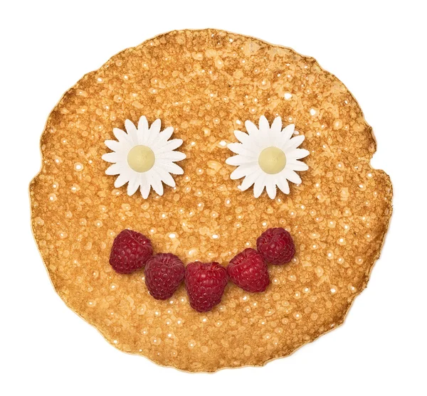 Gesichtspfannkuchen — Stockfoto