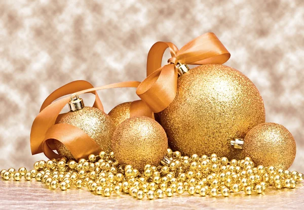 Gouden Kerstmis — Stockfoto