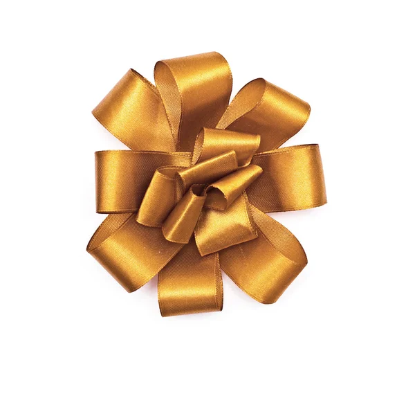 Gold bow — Stock Photo, Image