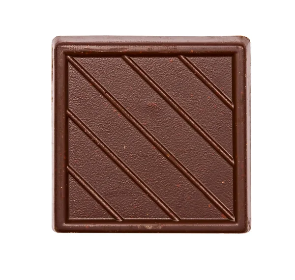 Quadratische Tafel Schokolade — Stockfoto