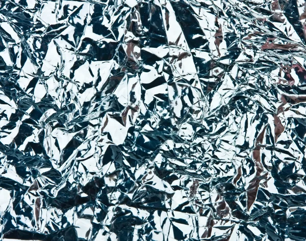 Silver foil texture — Stock Photo, Image