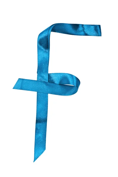 Der Buchstabe f im Alphabet — Stockfoto