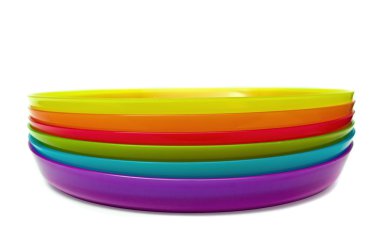 parlak plastik sofra