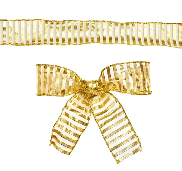 Gold bow — Stock Photo, Image