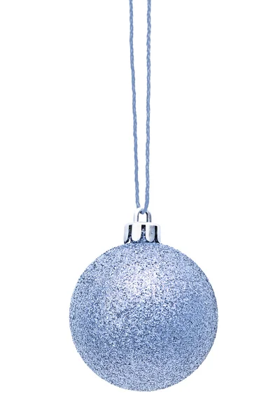 銀色のクリスマスの球 — ストック写真