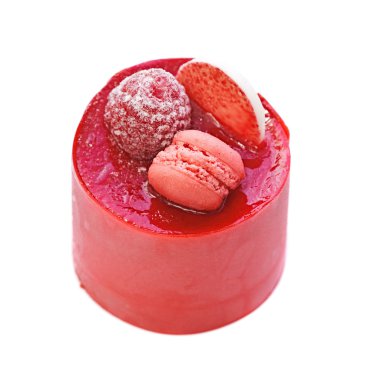 Crimson sufle ile acıbadem kurabiyesi pasta