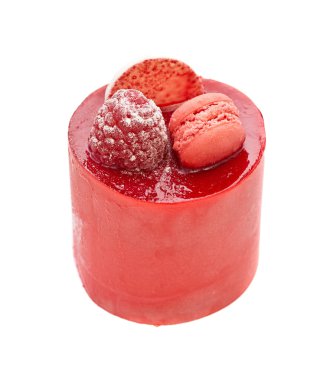 Crimson sufle ile acıbadem kurabiyesi pasta