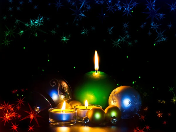 Christmas Candles — Stock Photo, Image