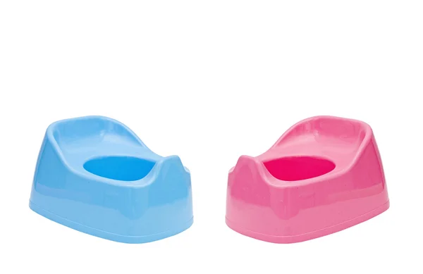 Blue and pink pots — Stock Photo, Image