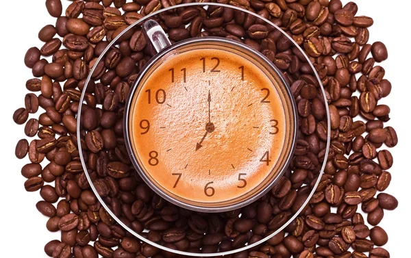 Czapka Czarna kawa — Zdjęcie stockowe