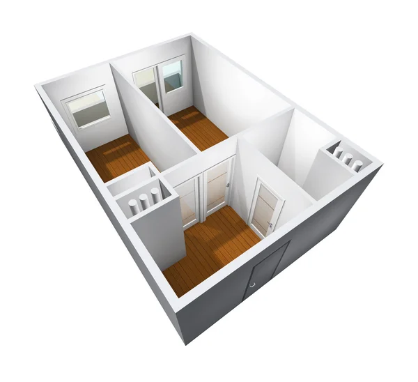 One-room apartment — Stock Photo, Image